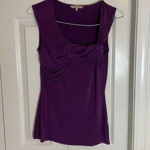 Purple ruched top